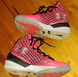Under Armour Pink and Black Athletic Sneakers